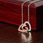 For all you've done-Interlocking Hearts Necklace