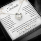 To My Soulmate-How special you are to me-Forever Love Necklace