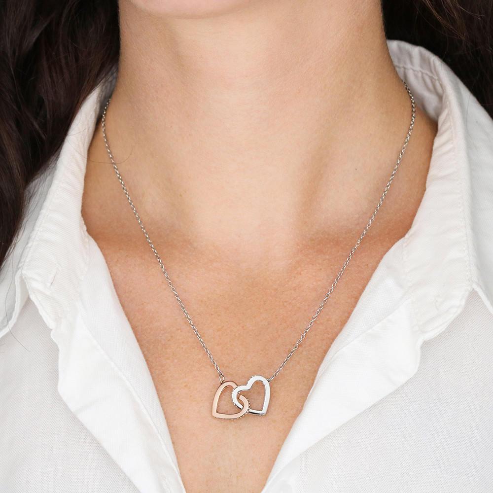Future Wife- Interlockings Hearts Necklace
