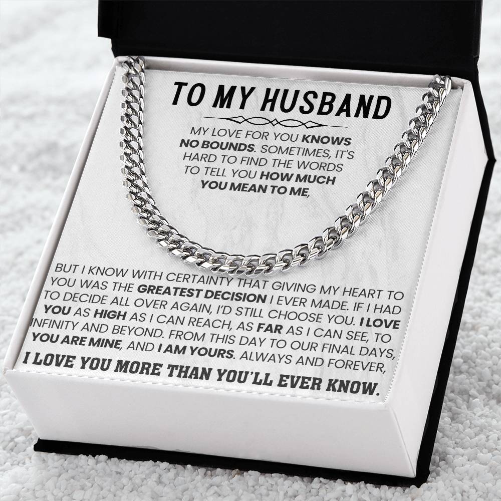 To My Boyfriend – You're Mine and I'm Yours Anniversary Jewelry Gift