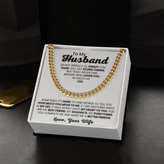 Husband Anniversary Jewelry Gift – You're My Everything Necklace
