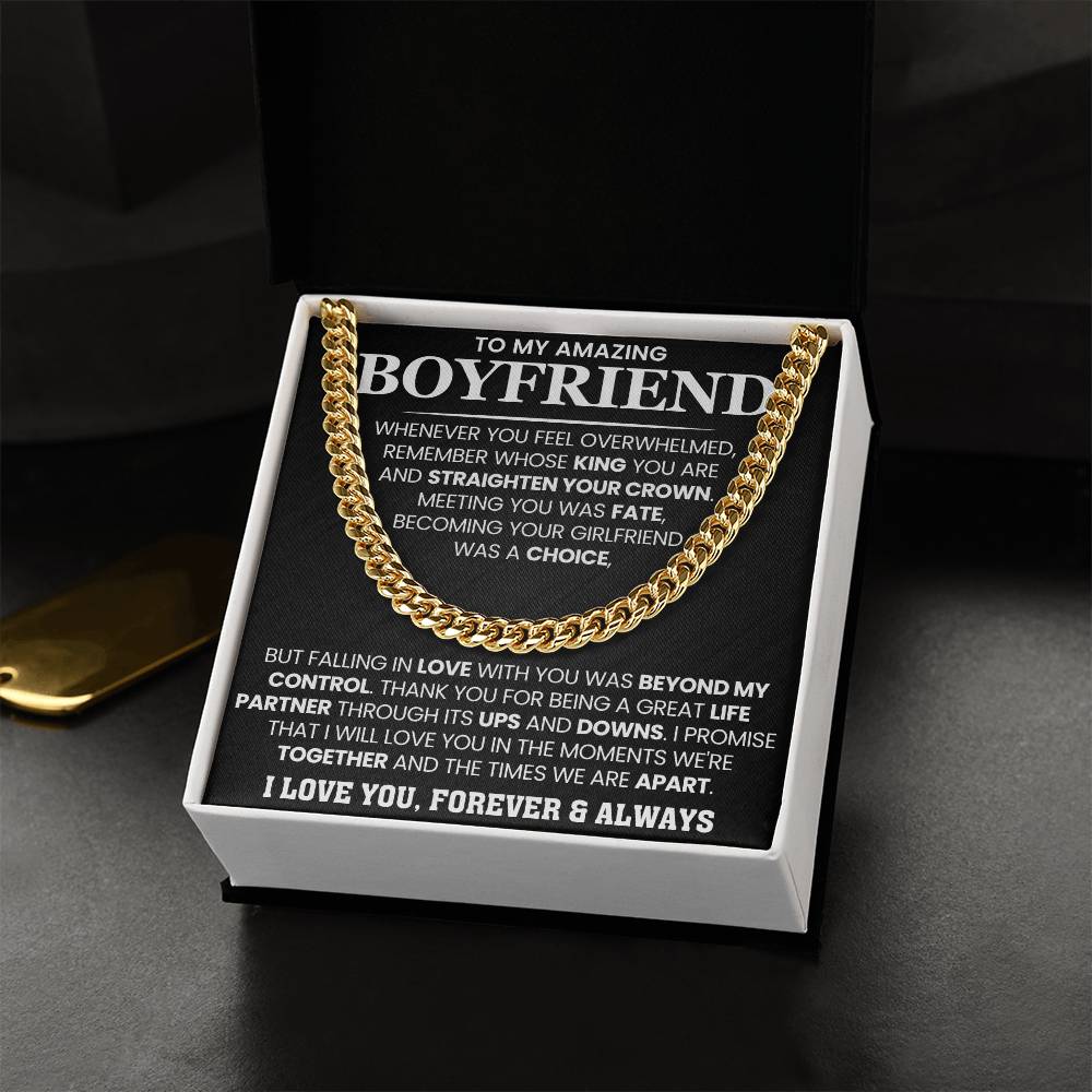 16 Cuban Link chain for him