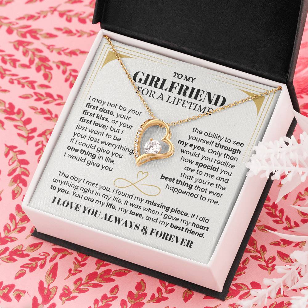 To My Girlfriend - You're My Missing Piece Necklace - Best Gift for Anniversary