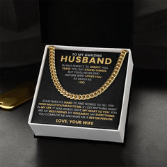 To My Husband – You're My Everything -  Anniversary Gift Jewelry