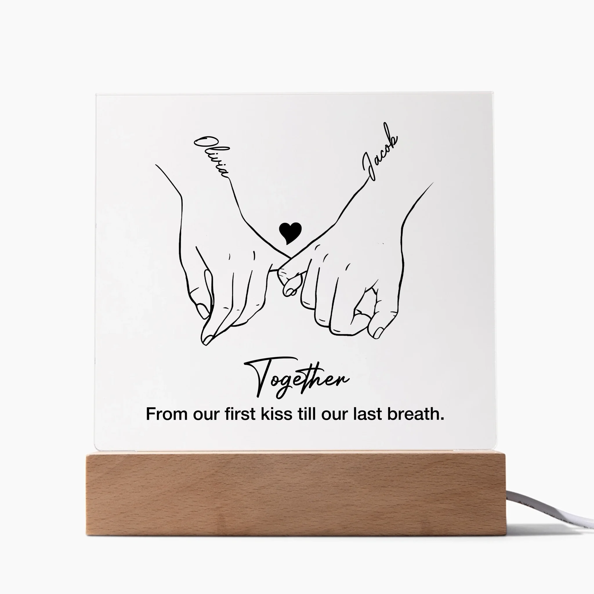 Acrylic Square LED 1