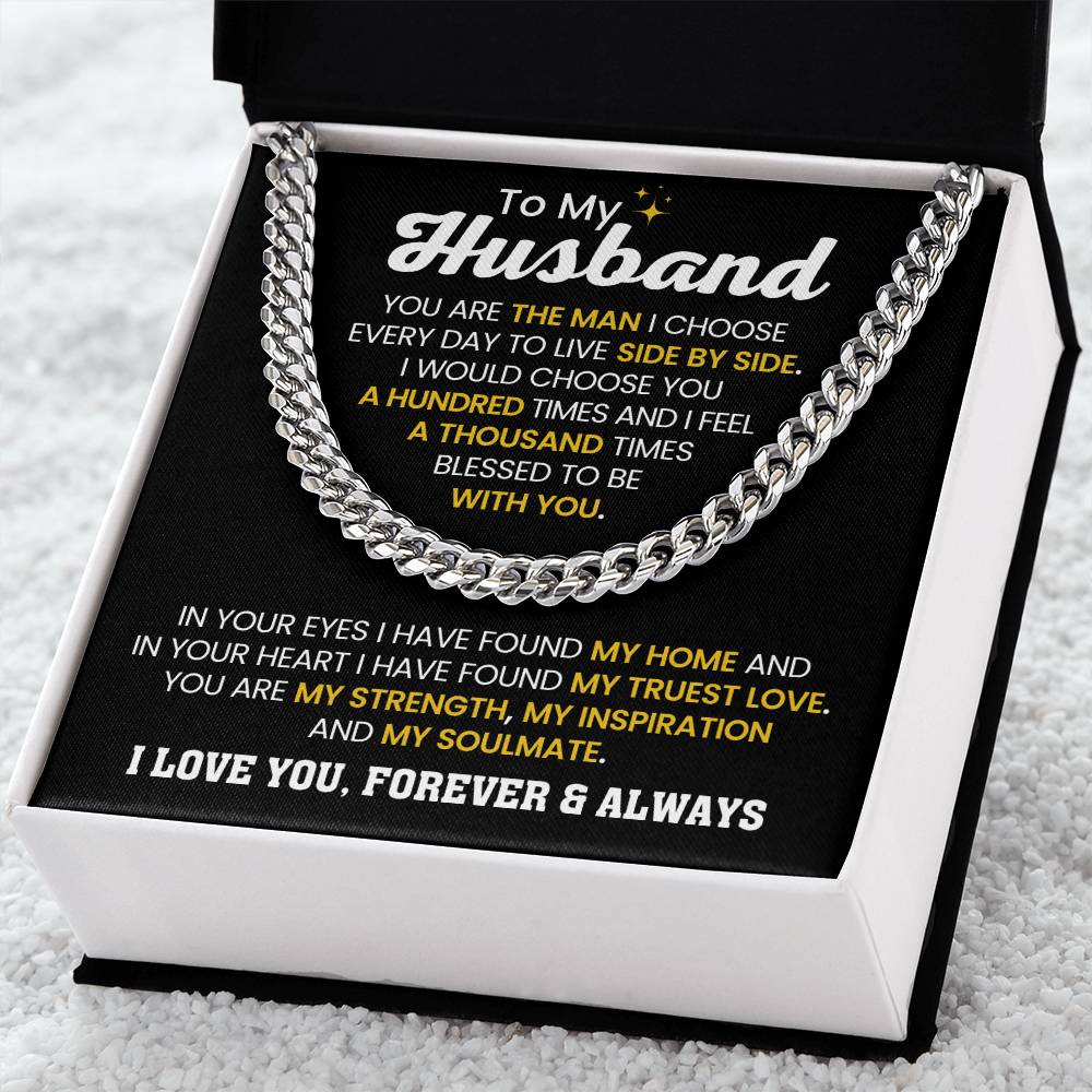 To My Husband - You Are My Soulmate - Necklace Gift for Anniversary