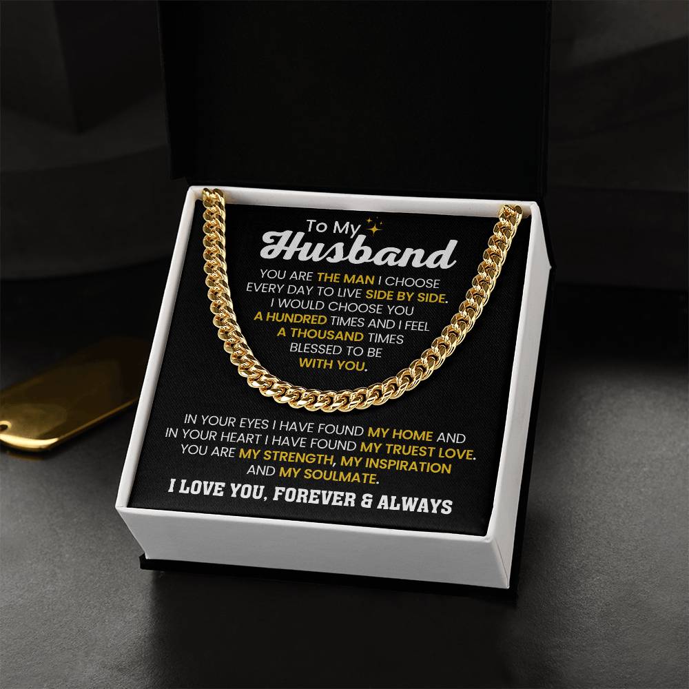 To My Husband - You Are My Soulmate - Necklace Gift for Anniversary