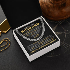 To My Husband - Love You Forever Necklace Gift for Anniversary
