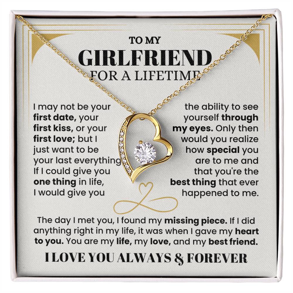 To My Girlfriend - You're My Missing Piece Necklace - Best Gift for Anniversary