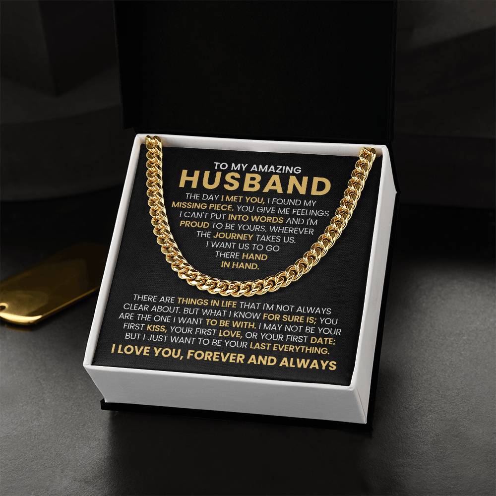To My Husband - Love You Forever Necklace Gift for Anniversary
