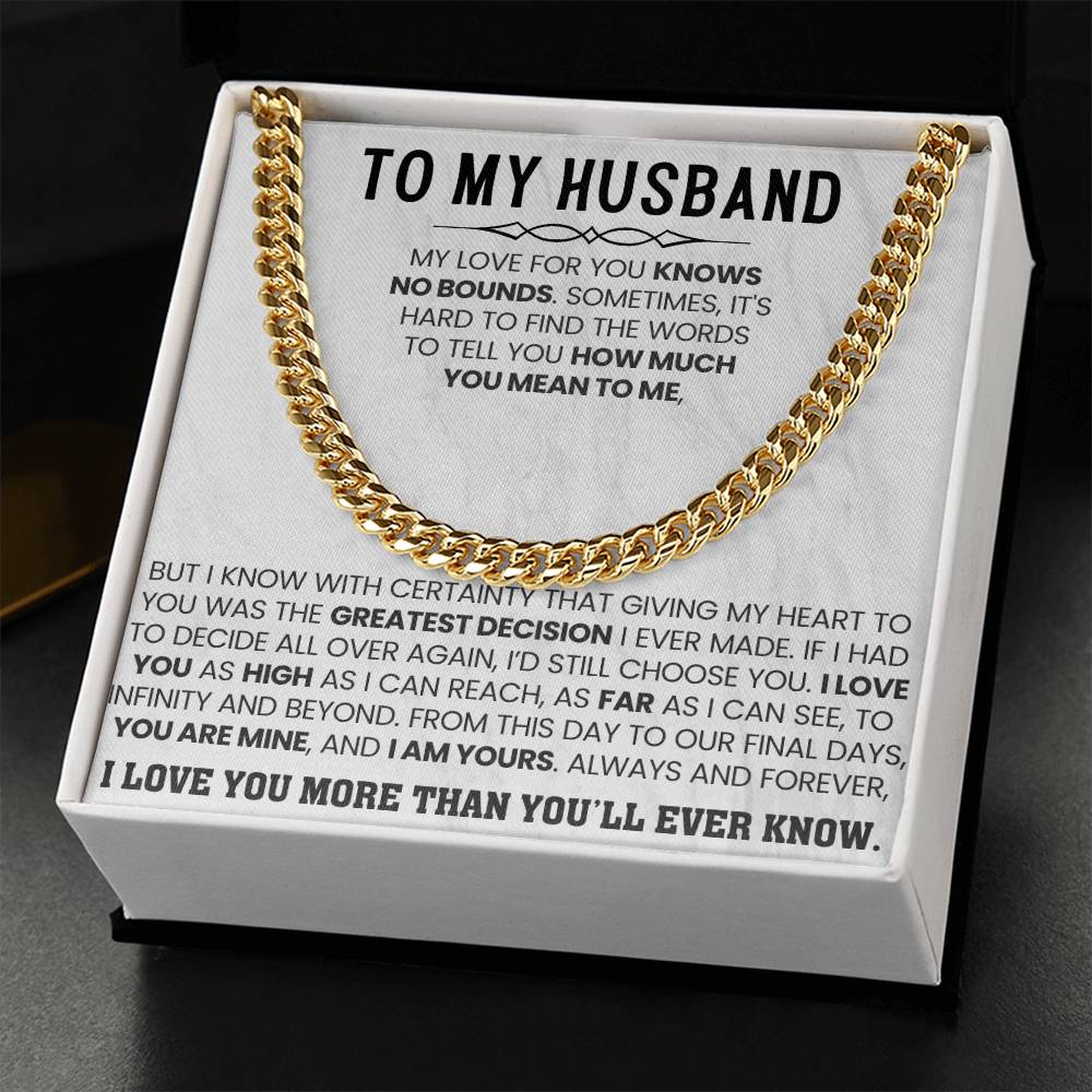 To My Boyfriend – You're Mine and I'm Yours Anniversary Jewelry Gift