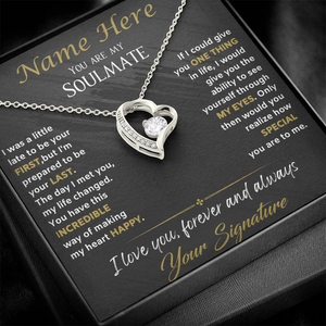 Soulmate- Customize Forever Love Necklace