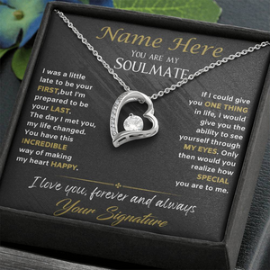 Soulmate- Customize Forever Love Necklace