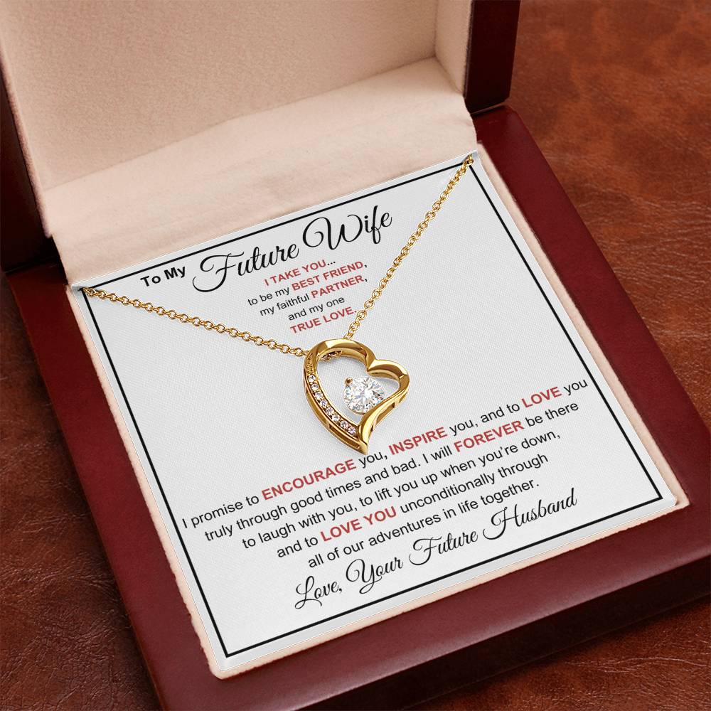 To My Future Wife- True Love- Forever Love Necklace