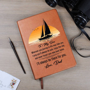 Born To Ride Leather Graphic Journal