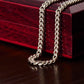 Always Remember- Mens Cuban Link Chain Necklace