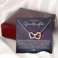 To My Beautiful Granddaughter-I'm like a guiding light-Customize heart name necklace