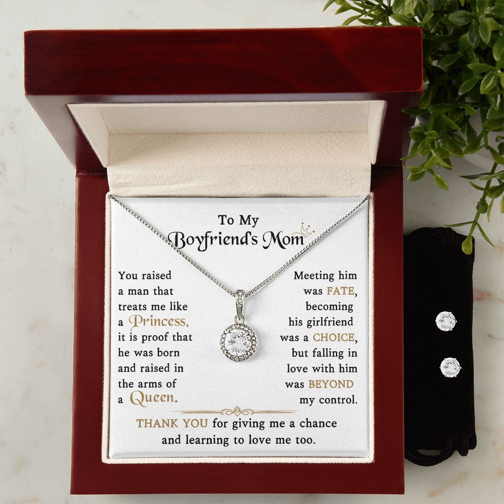 Learning To Love Me Too-Eternal Love Necklace w/Earrings