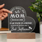 They Call Me Mom- Engraved Acrylic Heart