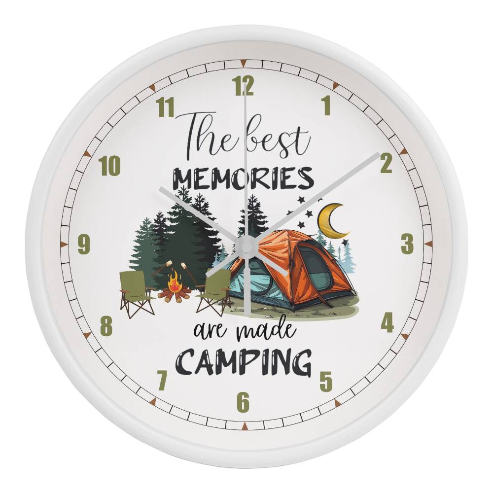 Best Memories are made Camping Clock