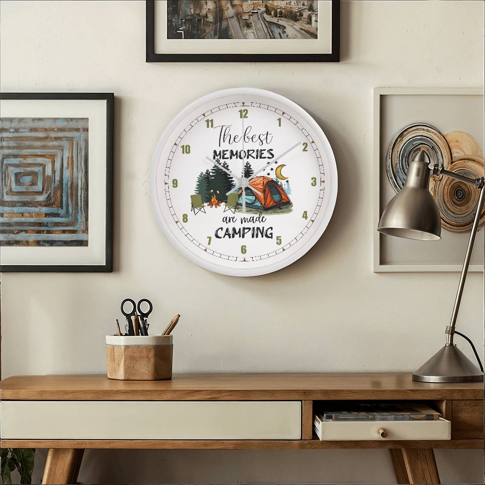 Best Memories are made Camping Clock