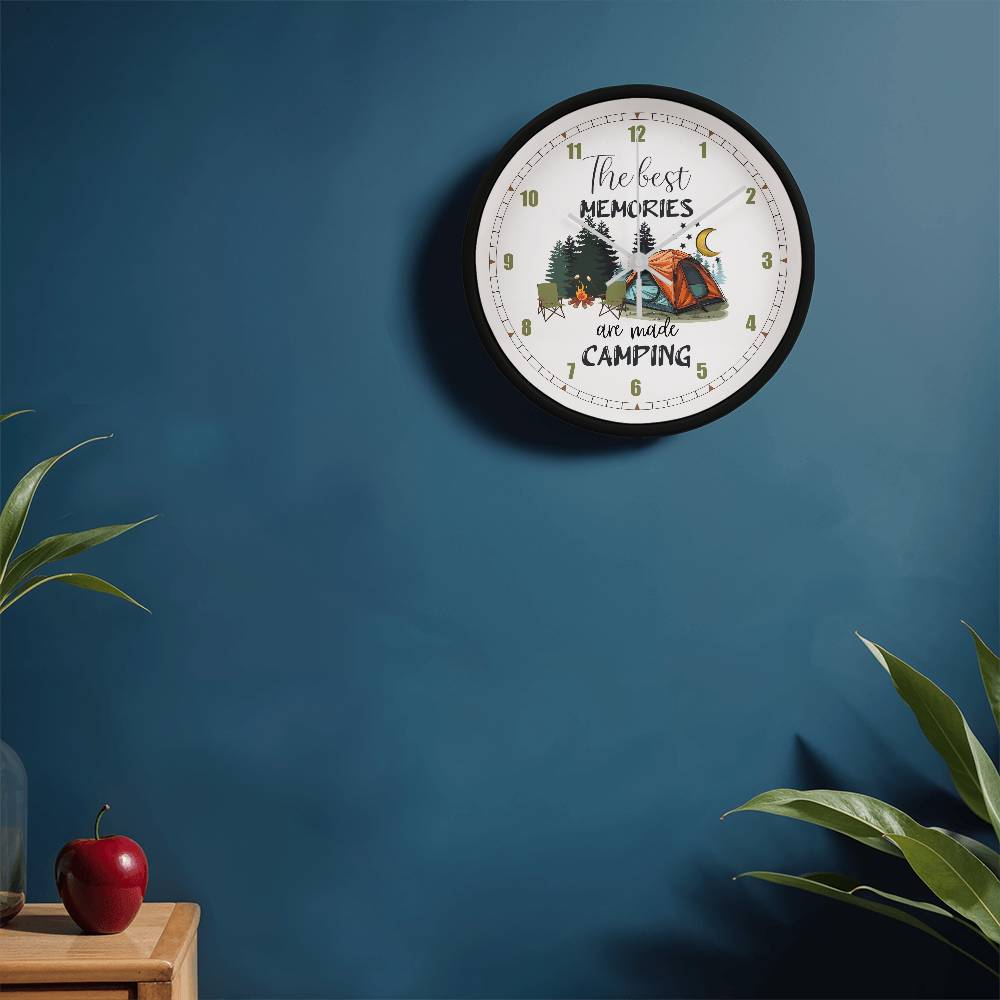 Best Memories are made Camping Clock