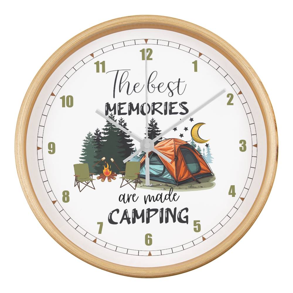 Best Memories are made Camping Clock