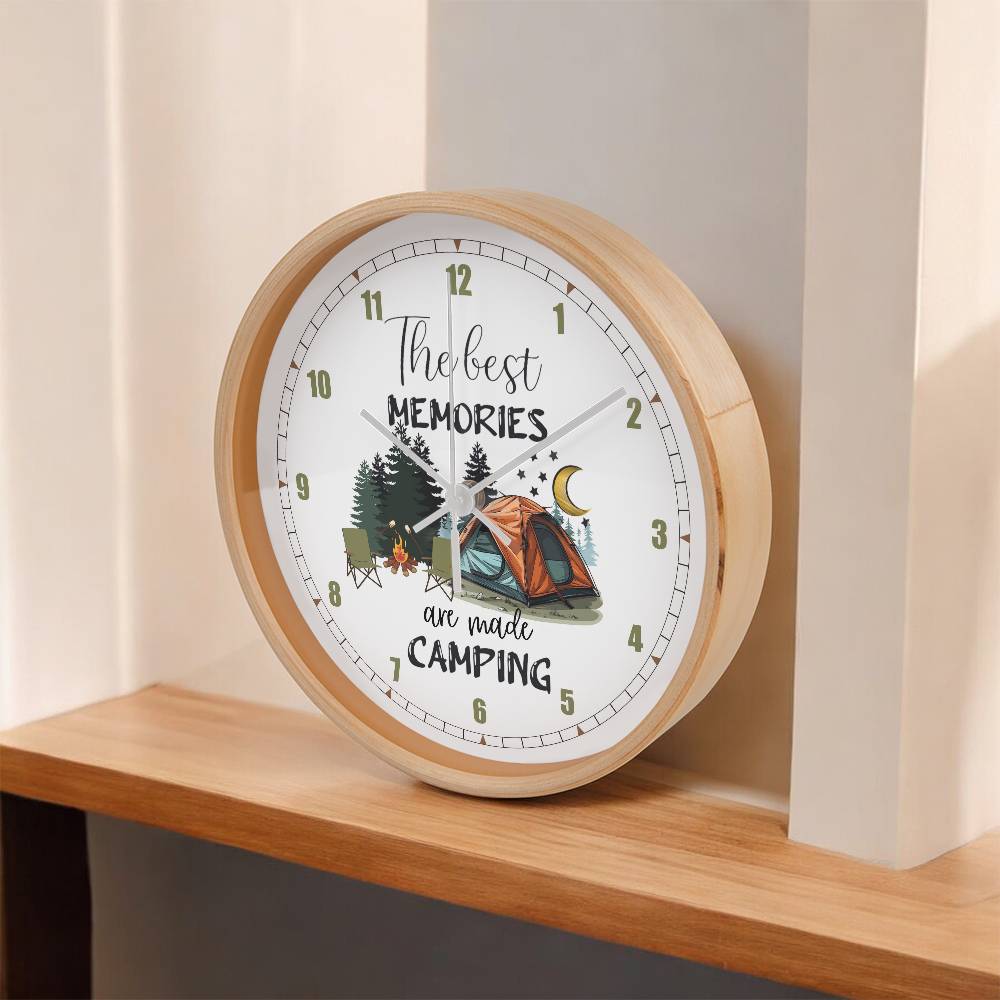 Best Memories are made Camping Clock