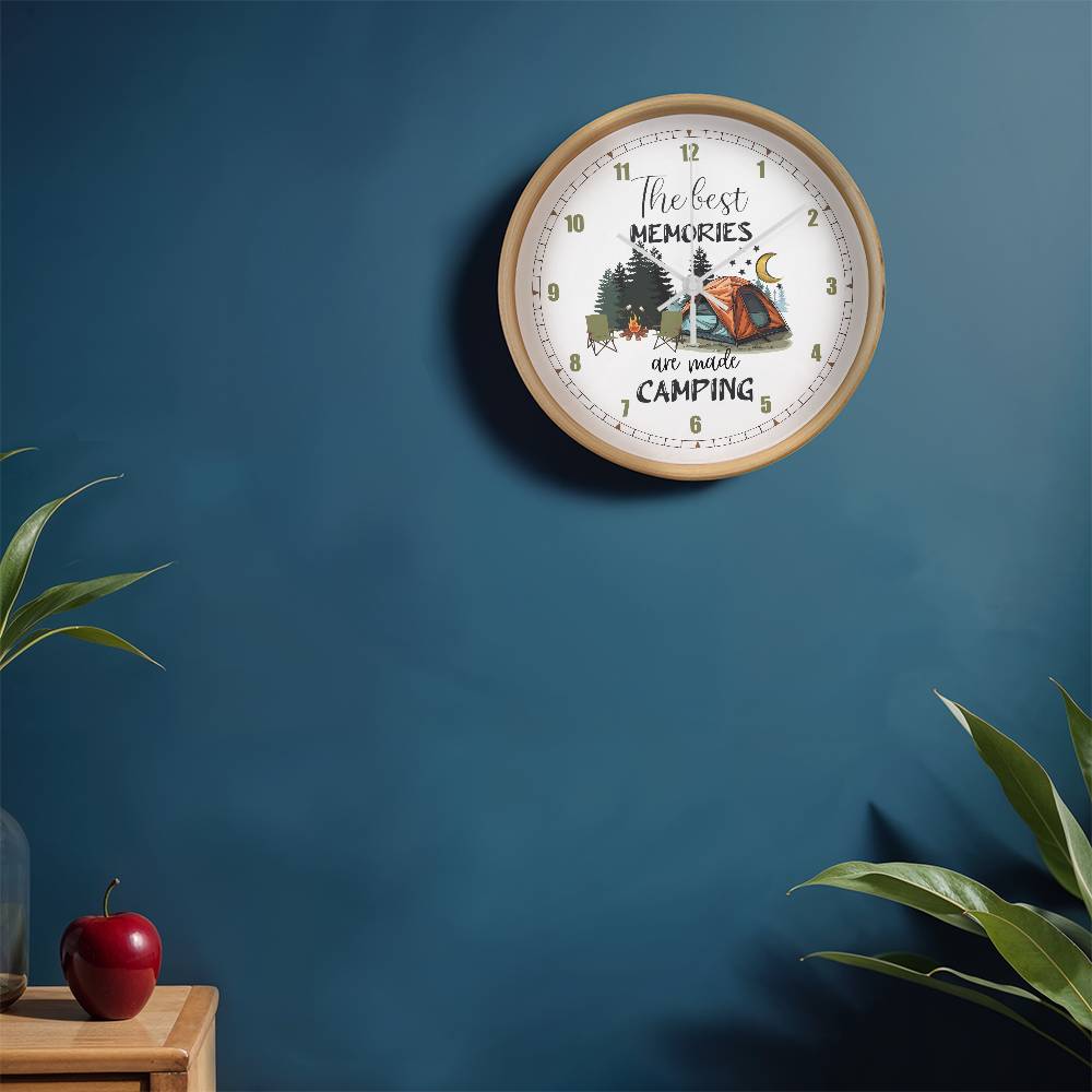 Best Memories are made Camping Clock