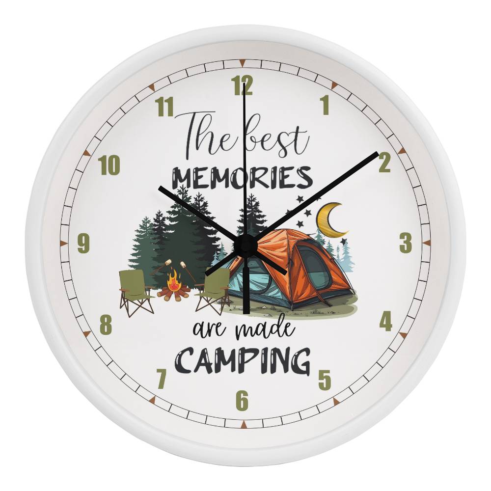 Best Memories are made Camping Clock