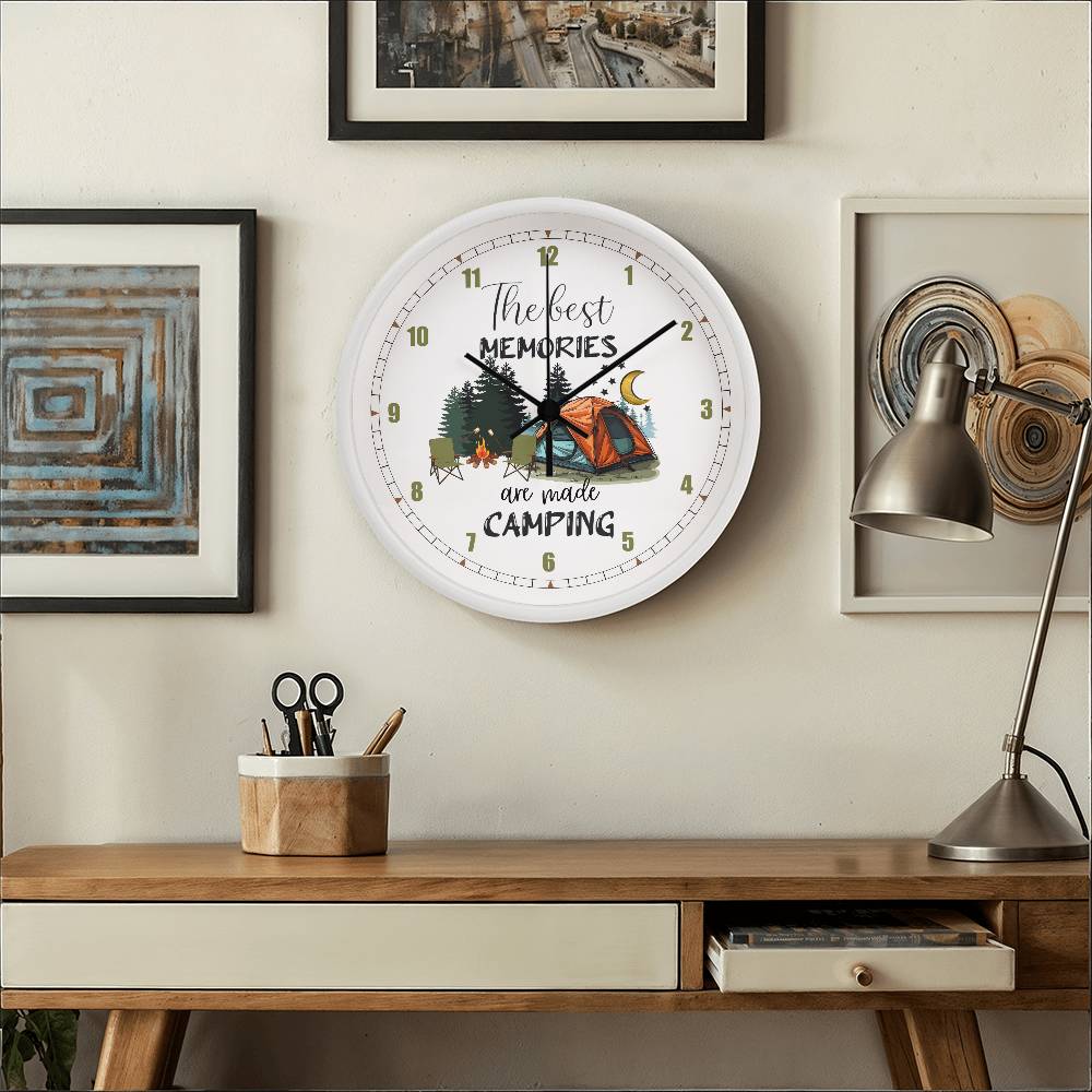 Best Memories are made Camping Clock