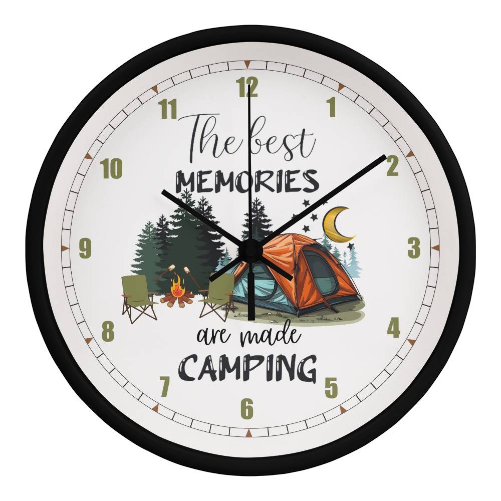 Best Memories are made Camping Clock