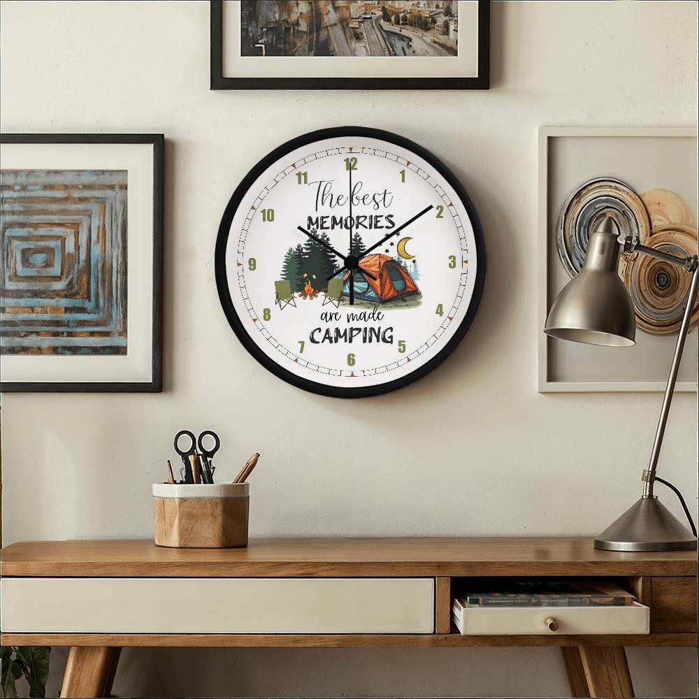 Best Memories are made Camping Clock