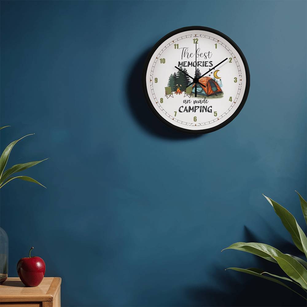 Best Memories are made Camping Clock