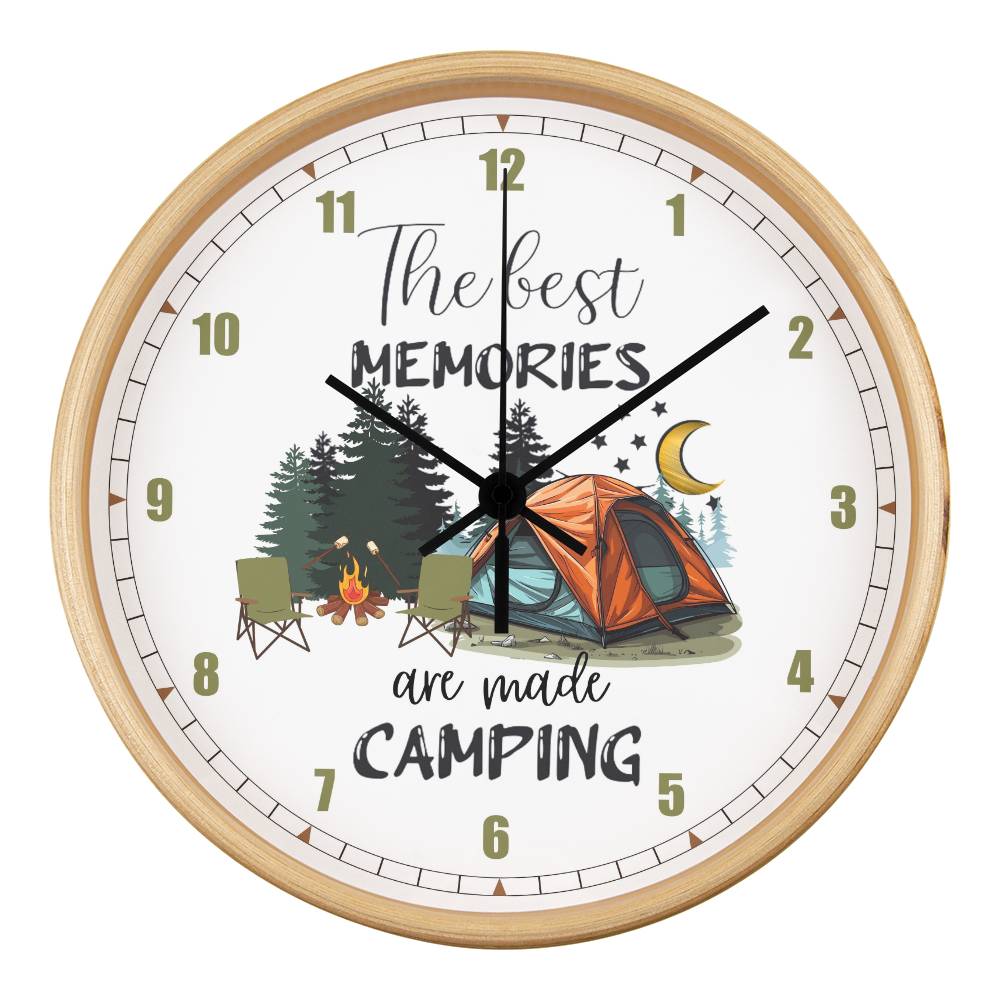 Best Memories are made Camping Clock