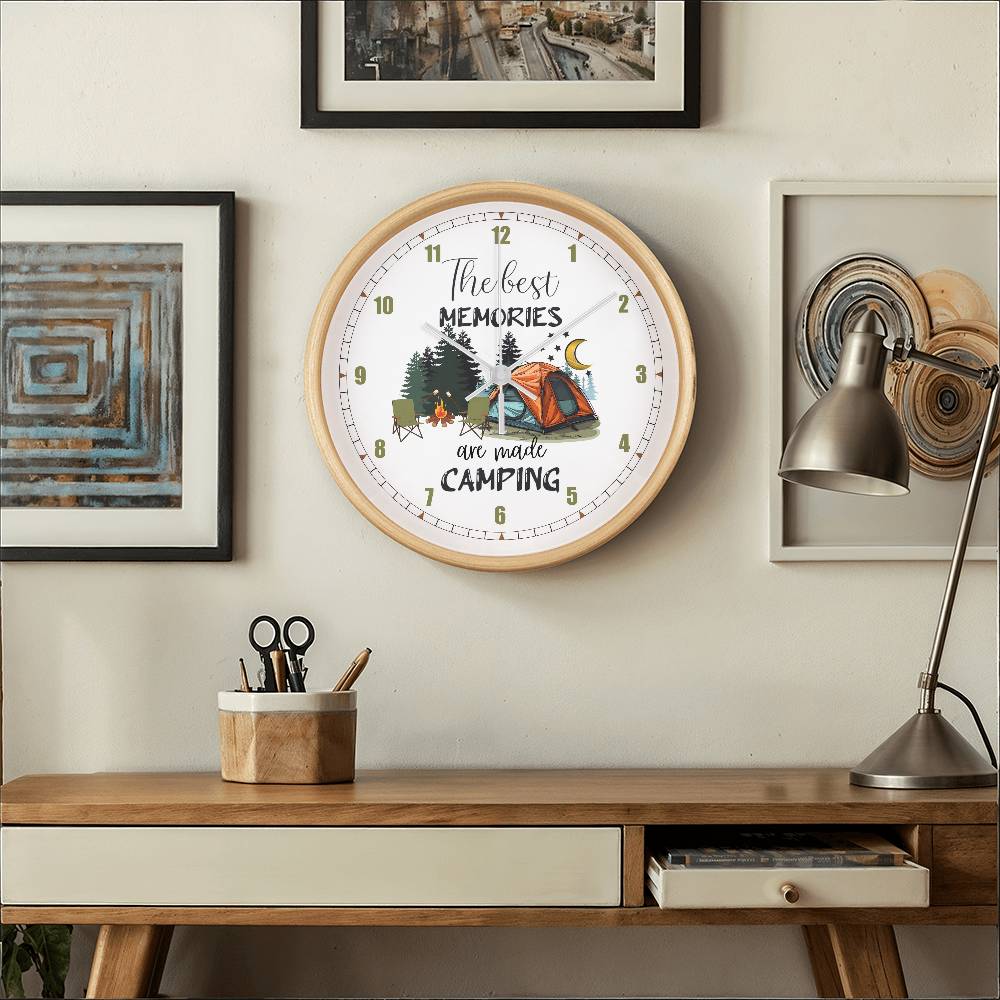 Best Memories are made Camping Clock