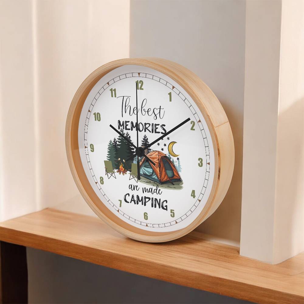 Best Memories are made Camping Clock