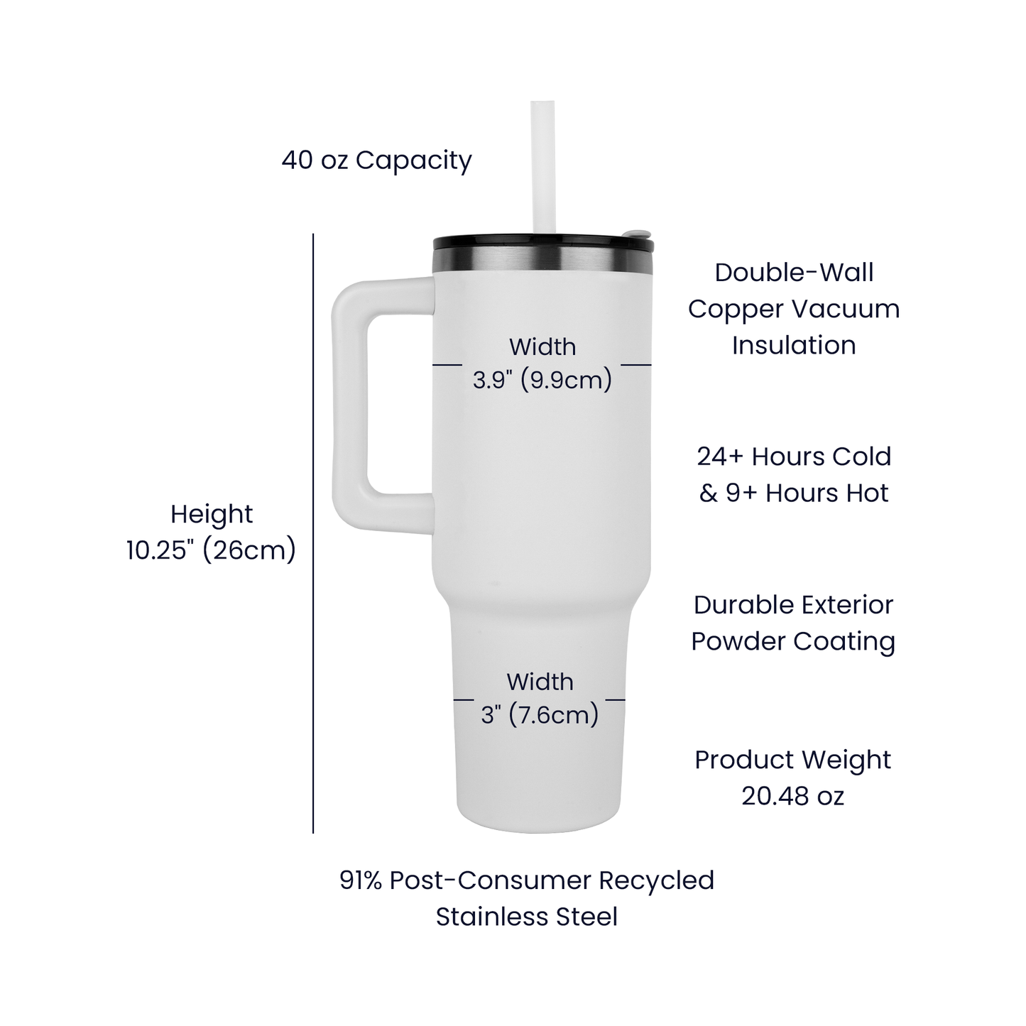 Pinnacle 40oz. Camping Tumbler