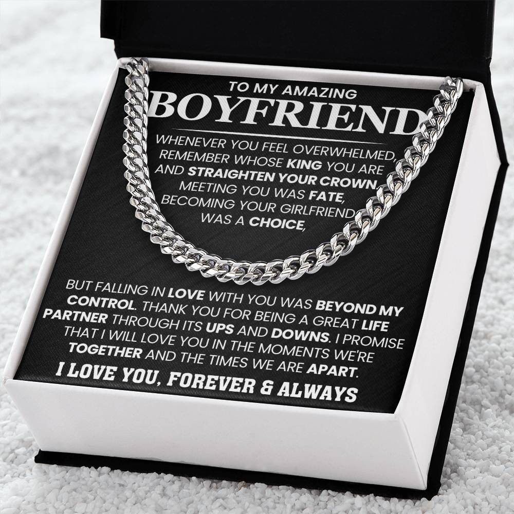 16 Cuban Link chain for him