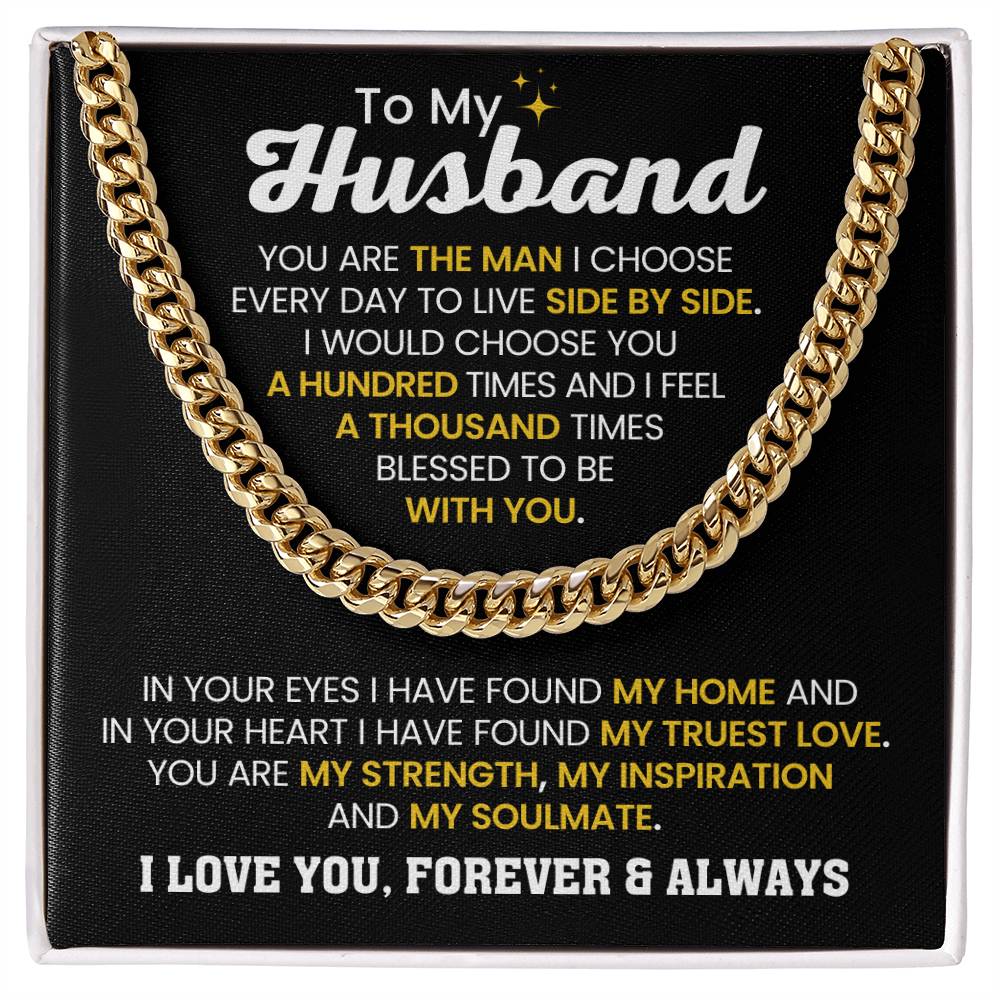 To My Husband - You Are My Soulmate - Necklace Gift for Anniversary