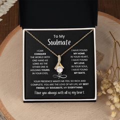 To My Soulmate - You're my Everything Necklace Gift for Anniversary