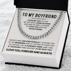 Anniversary Gift for Boyfriend – I Choose You Necklace