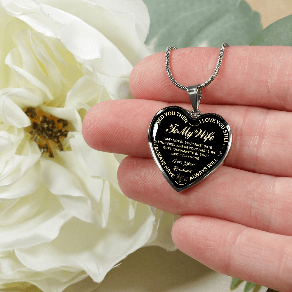 Be your last everything-Graphic Heart Pendent