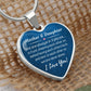 Mother & Daughter- Graphic Heart Pendent