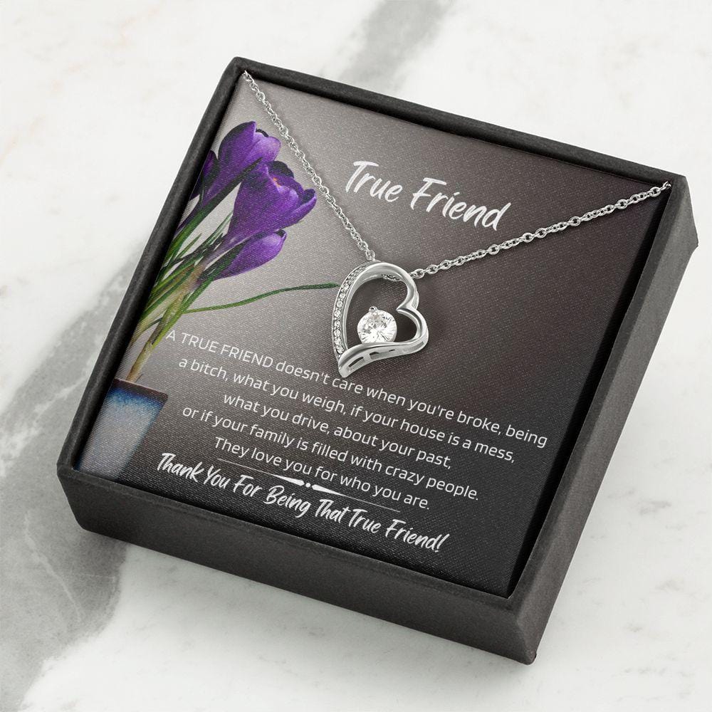 True Friend -Forever Love Heart Necklace