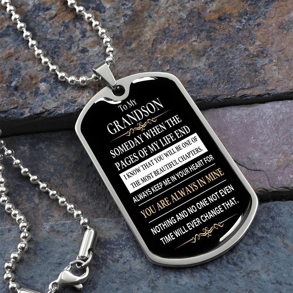 Most Beautiful Chapter-Dog Tag with Ball Chain