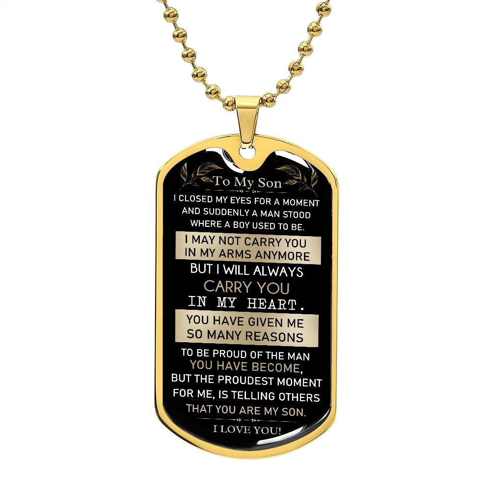 So many reasons to be proud-Graphic Dog Tag with Ball Chain