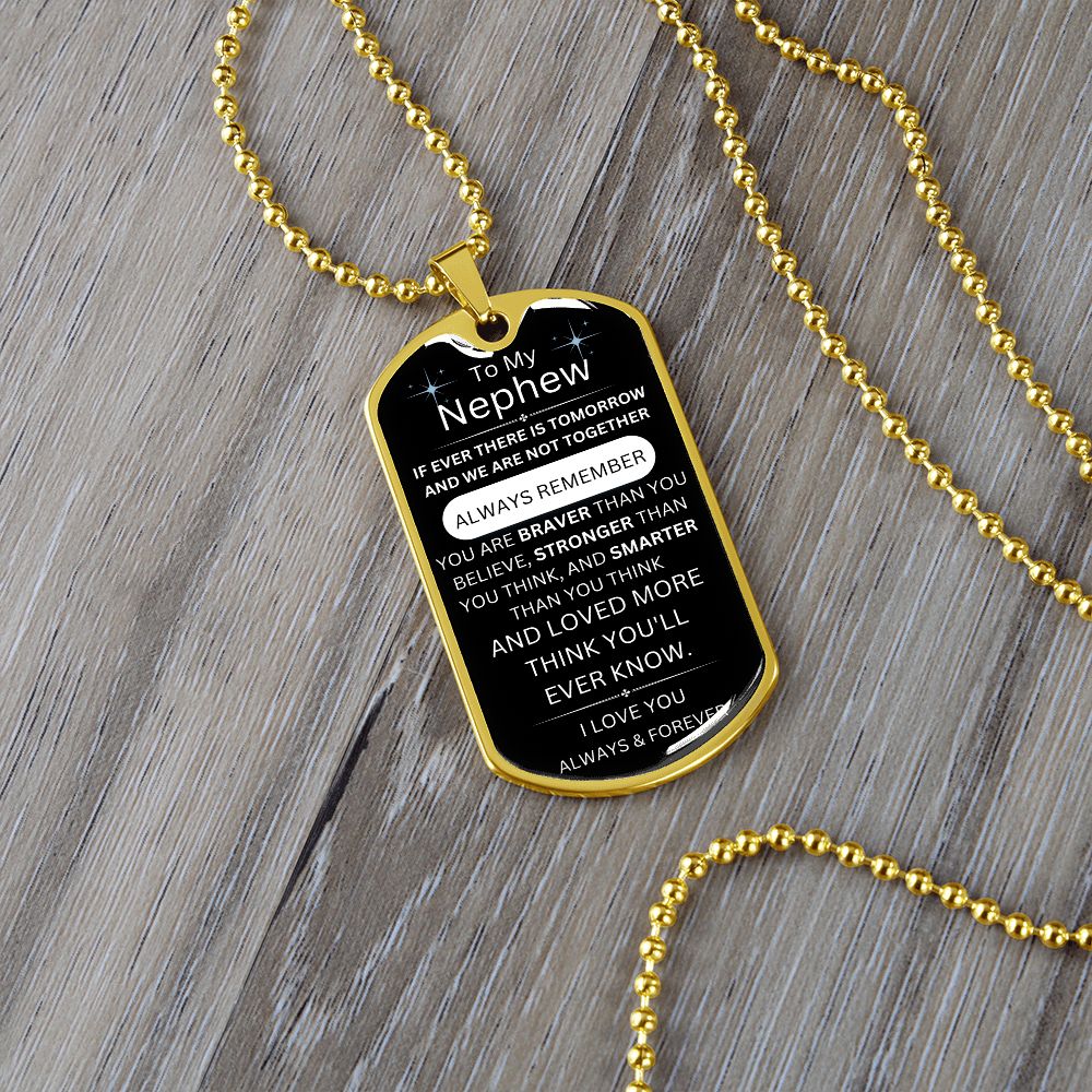 Smarter than you think-Graphic Dog Tag with Ball Chain