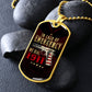 We Dial 1911-Military Dog Tag with Ball Chain