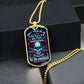 Don't Tread On Me-Graphic Dog Tag with Ball Chain